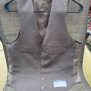 ~Men's Kenneth Cole Reaction 3~Piece Suit The Slim Collection~36R W29 Tan~NWT's